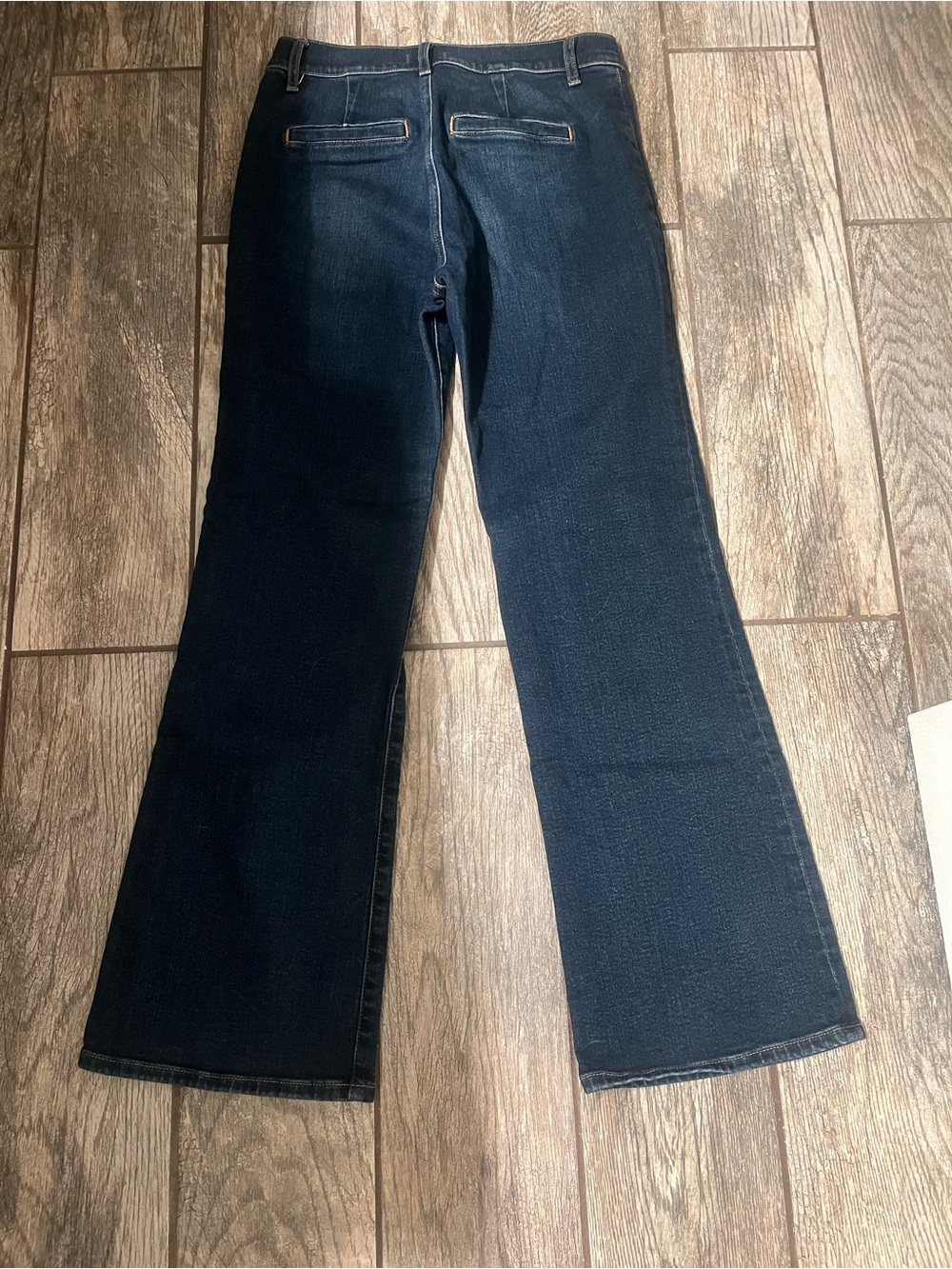 Express Dark Blue Flare denim - Picture 4 of 5